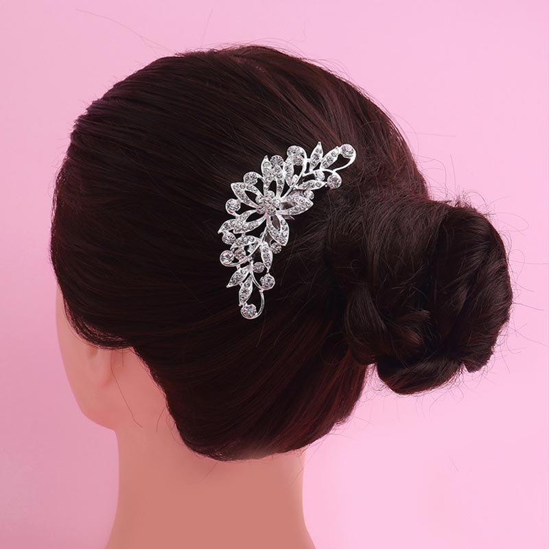 Seven Miss Lược Cài Tóc Hình Hoa Lá Dành Cho Cô Dâu