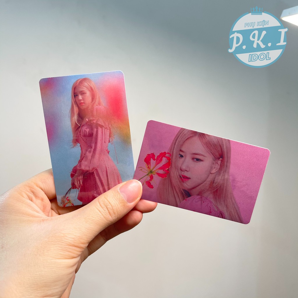 Set 9 Card BlackPink Welcoming Collection - Ép Lụa Bo Góc