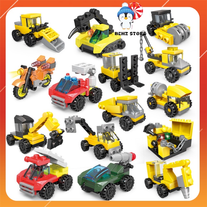 Đồ chơi lắp ghép thông mình cho bé , bộ xếp hình Lego giá rẻ robot, xe, máy bay 10 in 1 LEGO00