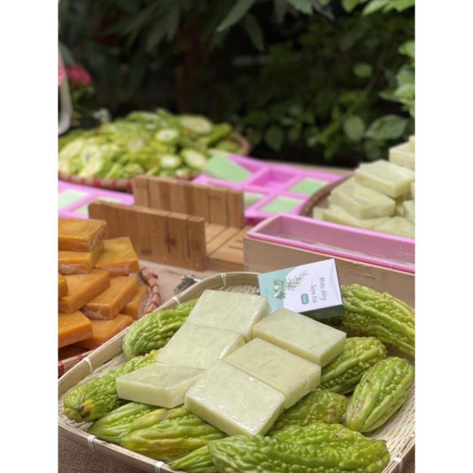 Xà phòng thảo dược nghệ chiết xuất tinh chất mật ong - Xà bông trắng da khử thâm từ mướp đắng, tràm trà an toàn | BigBuy360 - bigbuy360.vn
