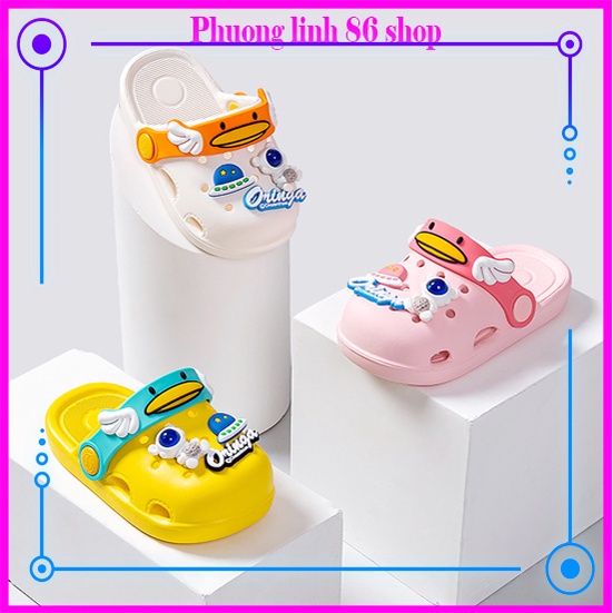 Dép cho bé sục cross cho bé trai bé gái siêu nhẹ chống trơn trượt chính hãng Phuong linh 86 E61