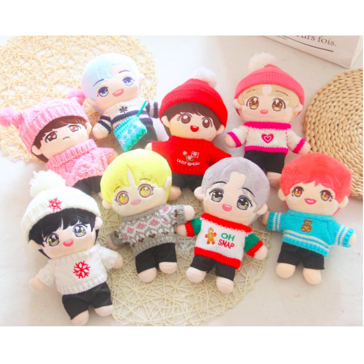 Only doll búp bê thành viên Bangtan 22cm (không kèm quần áo) S1A01