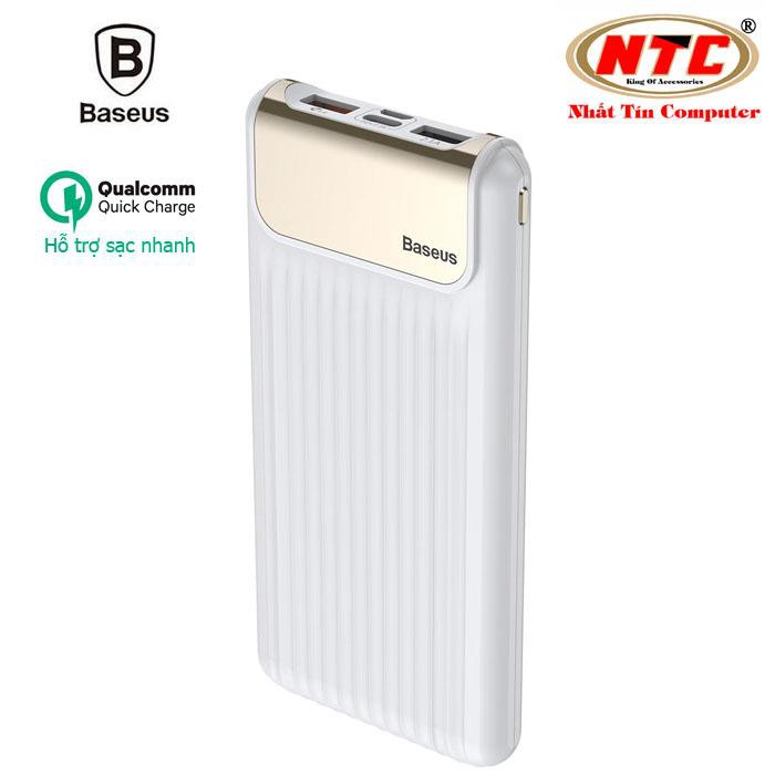 Pin sạc dự phòng Baseus 10000mah BS-P10KQ02 lõi polymer- Quick Charge 3.0 - Hãng phân phối chính thức