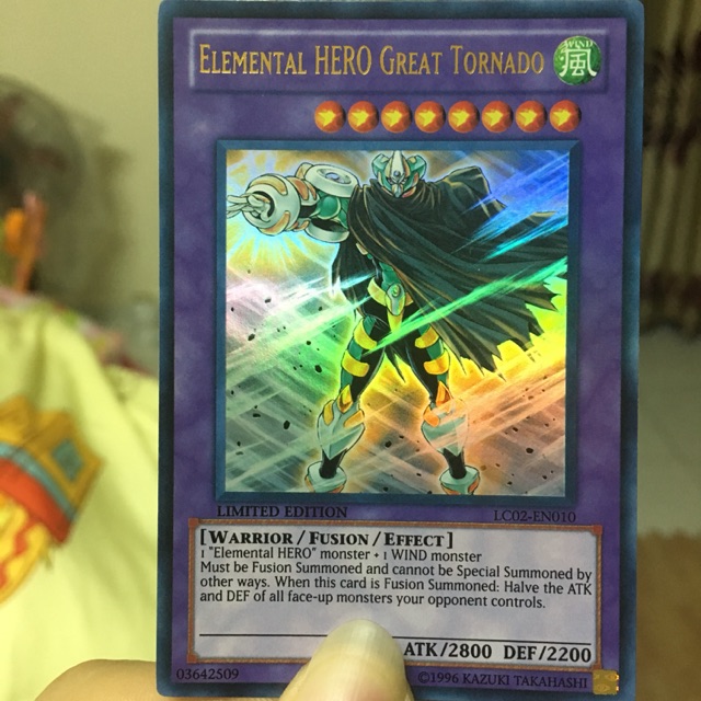 Lá bài Elemental Hero Great Tornado