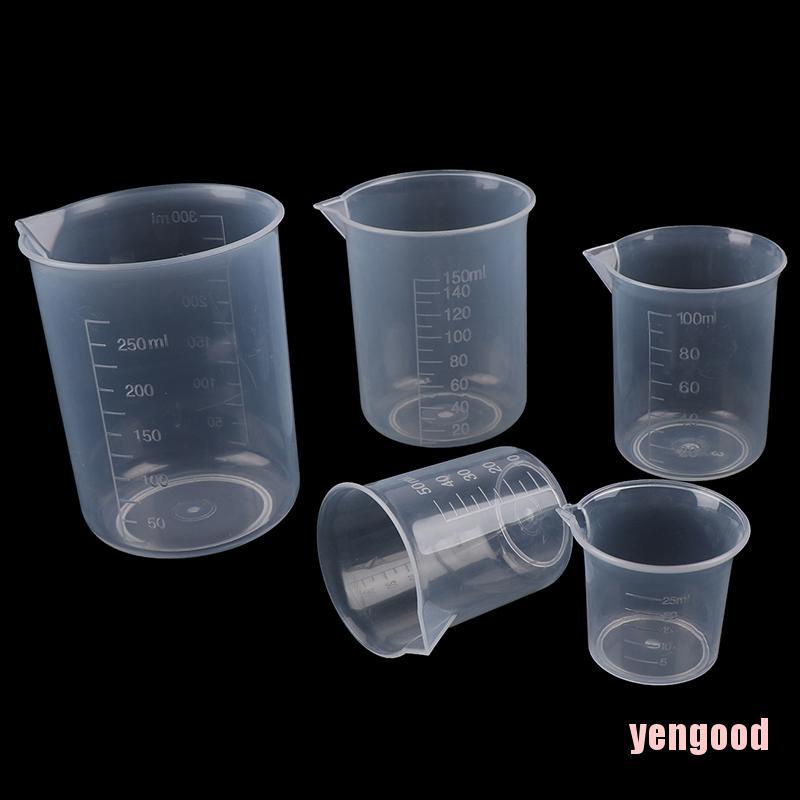Bộ 2 Cốc Đo Lường Bằng Nhựa Trong Suốt Đặc Biệt