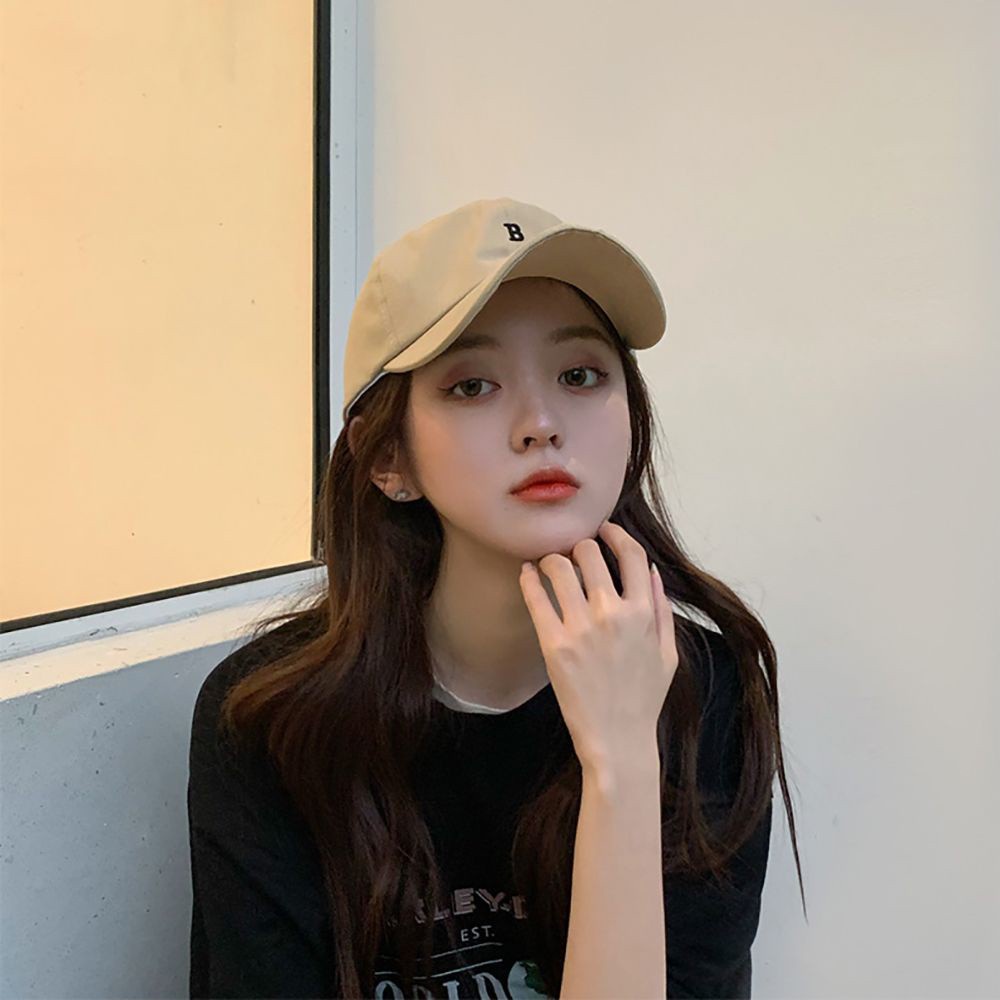 Mũ Lưỡi Trai Thêu Chữ Phong Cách Hip Hop Hàn Quốc Thời Trang Cho Nam Nữ