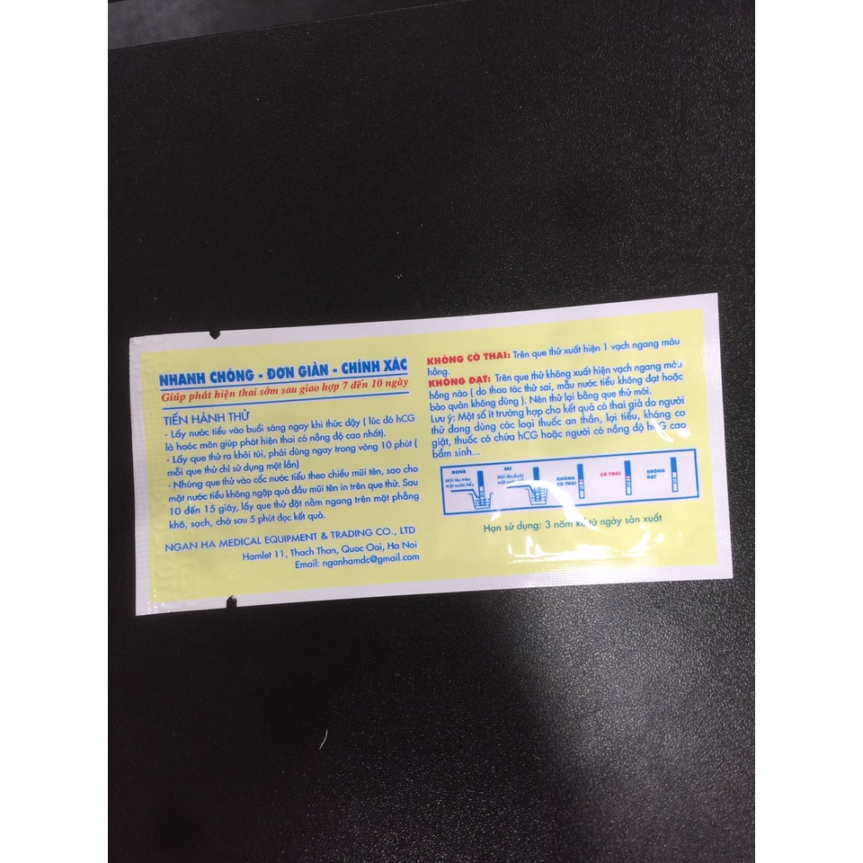 ( 5 HỘP ) QUE THỬ THAI GALAXY TEST 1  NHANH CHÓNG, CHÍNH XÁC SAU GIAO HỢP TỪ 7 ĐẾN 10 NGÀY