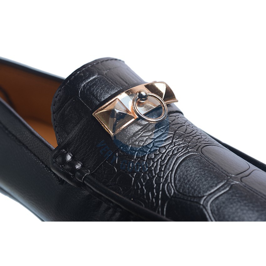 Giày lười nam verygood móc khóa vàng MS6 ( màu đen)  Tiện Ích