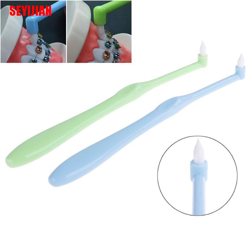 Bàn Chải Đánh Răng Đầu Nhỏ Lông Mềm Chỉnh Sửa Răng Miệng