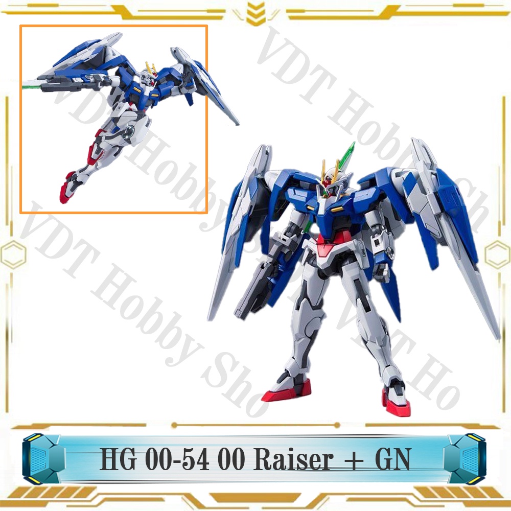 Mô hình gunpla HG 00-54 00 Raiser + GN Sword III TT Hongli