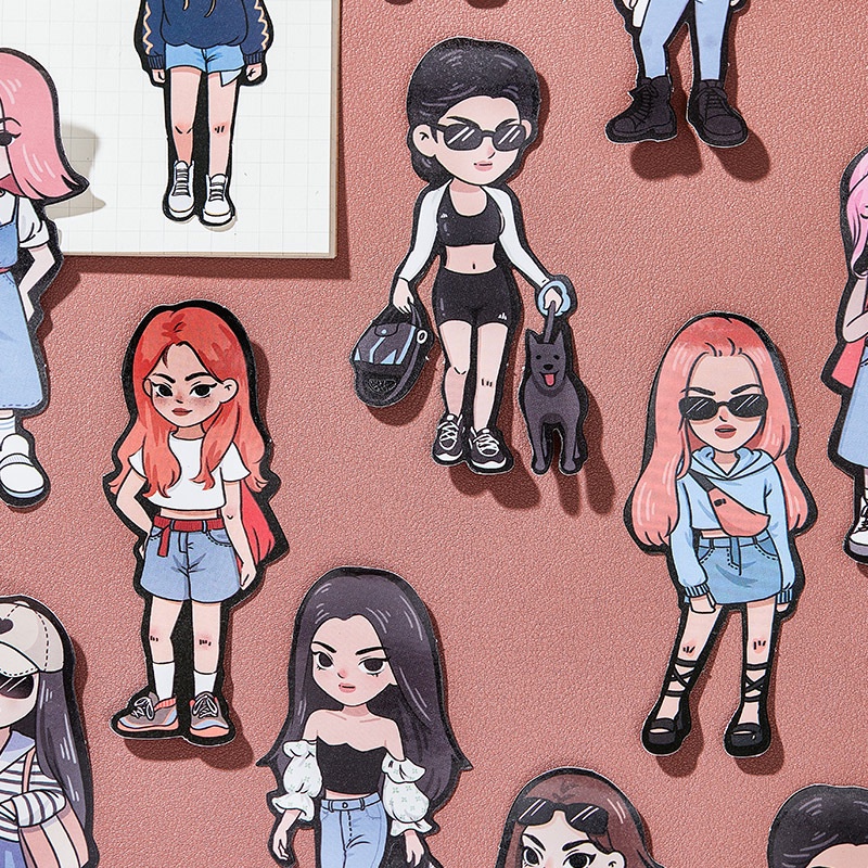 Bộ 20 Miếng Dán Trang Trí Thời Trang