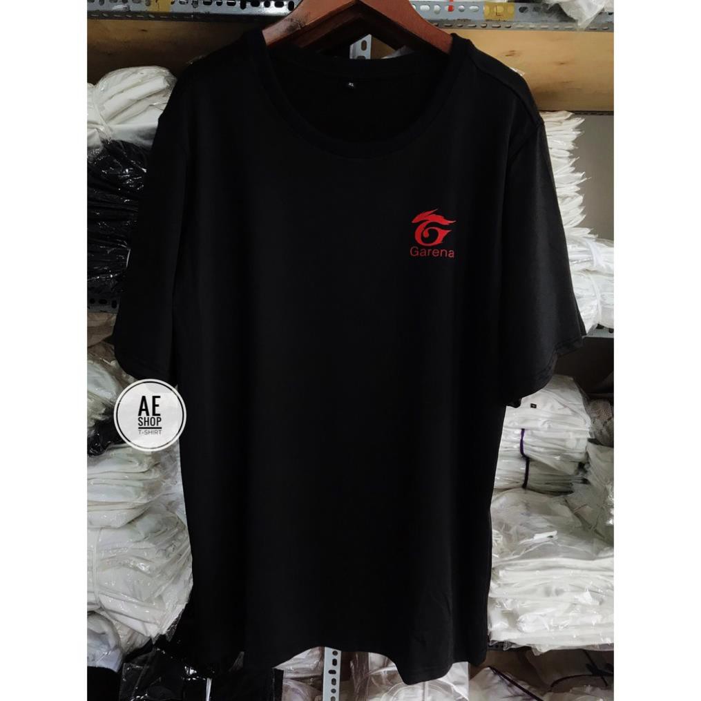 HOT SALE- Áo Thun Đen Trắng in hình Logo Game Garena