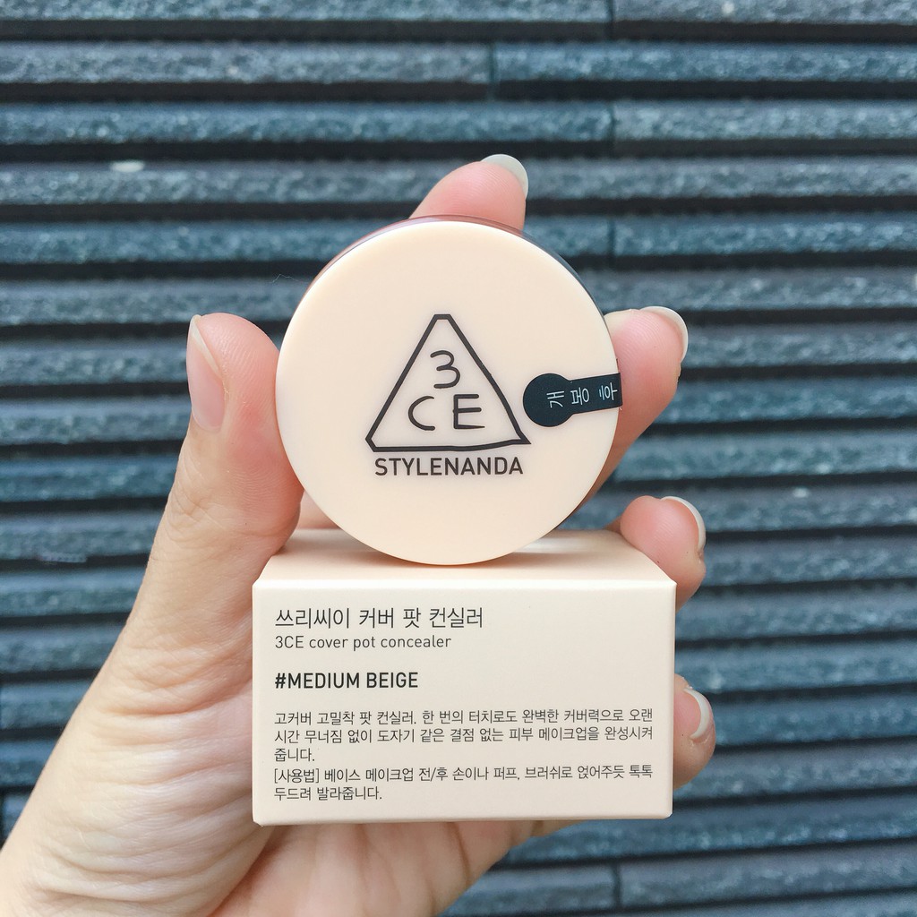 [THANH LÝ] KEM CHE KHUYẾT ĐIỂM 3CE COVER POT CONCEALER | BigBuy360 - bigbuy360.vn