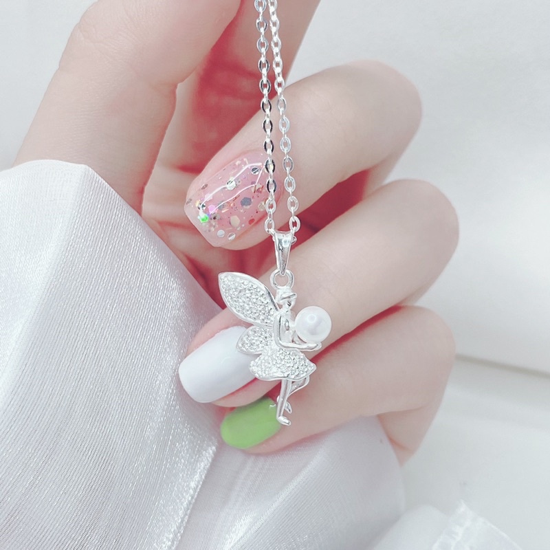 Dây chuyền bạc MAINOMI mã kèm quà tặng nàng tiên Tinker bell xinh đẹp. Mê mẩn ngay từ ánh nhìn đầu tiên