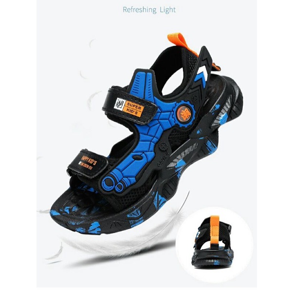 Giày sandal nhện bé trai mẫu mới đế cao su chắc chắn
