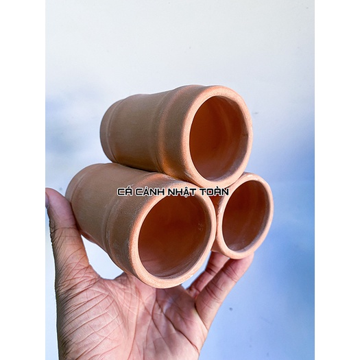 BỘ 3 ỐNG GỐM SỨ CHO TÉP, TÔM, CÁ TRANG TRÍ BỂ CÁ CẢNH EASY AQUA 007