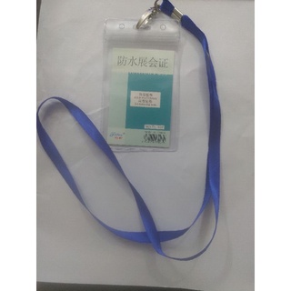 Dây đeo thẻ lụa 1cm móc giọt lệ
