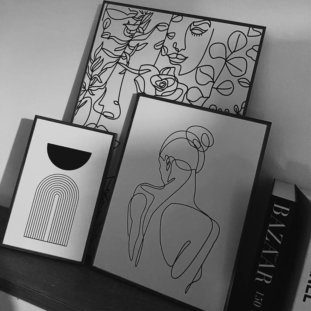 Tranh canvas treo tường giá rẻ - Họa tiết Matisse. Tặng kèm đinh treo