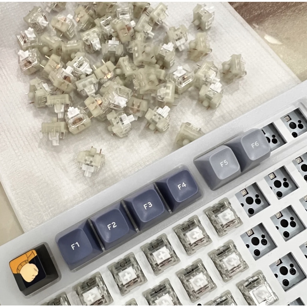 Công Tắc Kt Kang White Tuyến Tính V3 Màu Trắng 45g Kt Kang Chuyên Dụng Cho Bàn Phím Cơ