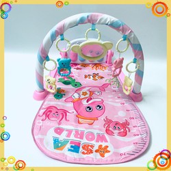 Thảm Nhạc Piano Có Đồ Chơi Cho Bé Yêu-nằm chơi