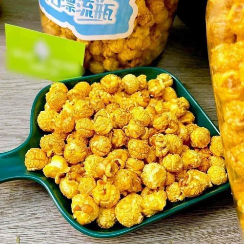 Bỏng Ngô Bắp Rang Bơ Chai Khổng Lồ - Chai 400gr ( 260gr Bỏng )