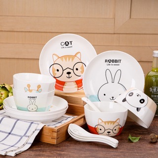Bộ bát đĩa sứ