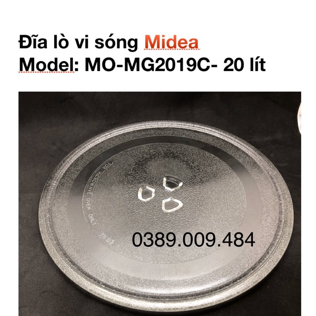 Đĩa lò vi sóng Midea MO-MG2019C (20 lít)