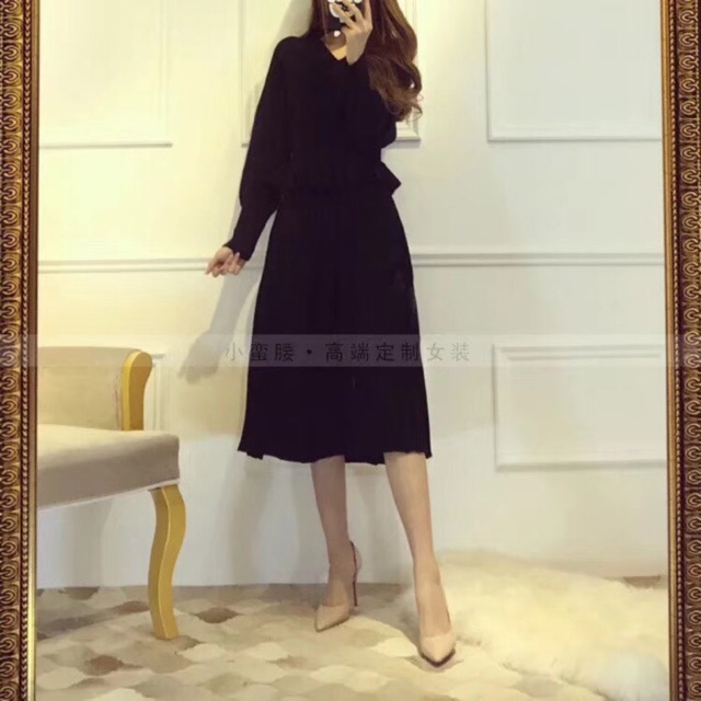 Váy Đầm len - váy len peplum