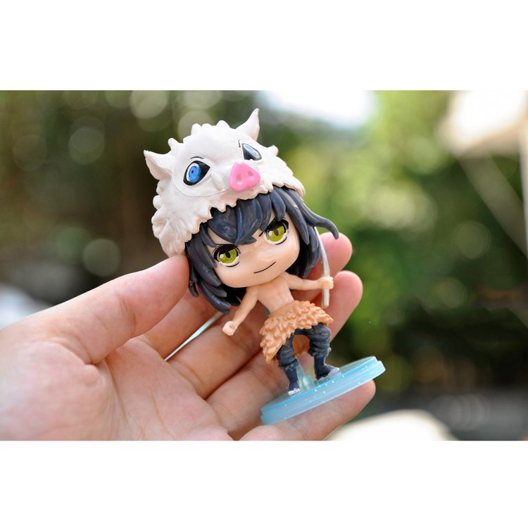 [INODEP] combo set bộ 5 Mô hình đồ chơi nhân vật char Kimetsu no Yaiba giyuu ino chibi dễ thương anime cute demon slayer