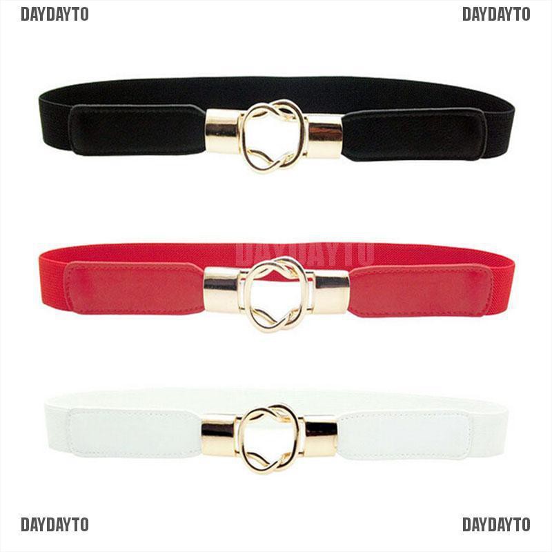 1 Thắt Lưng Da PU Bản Nhỏ Co Giãn Thời Trang Nữ