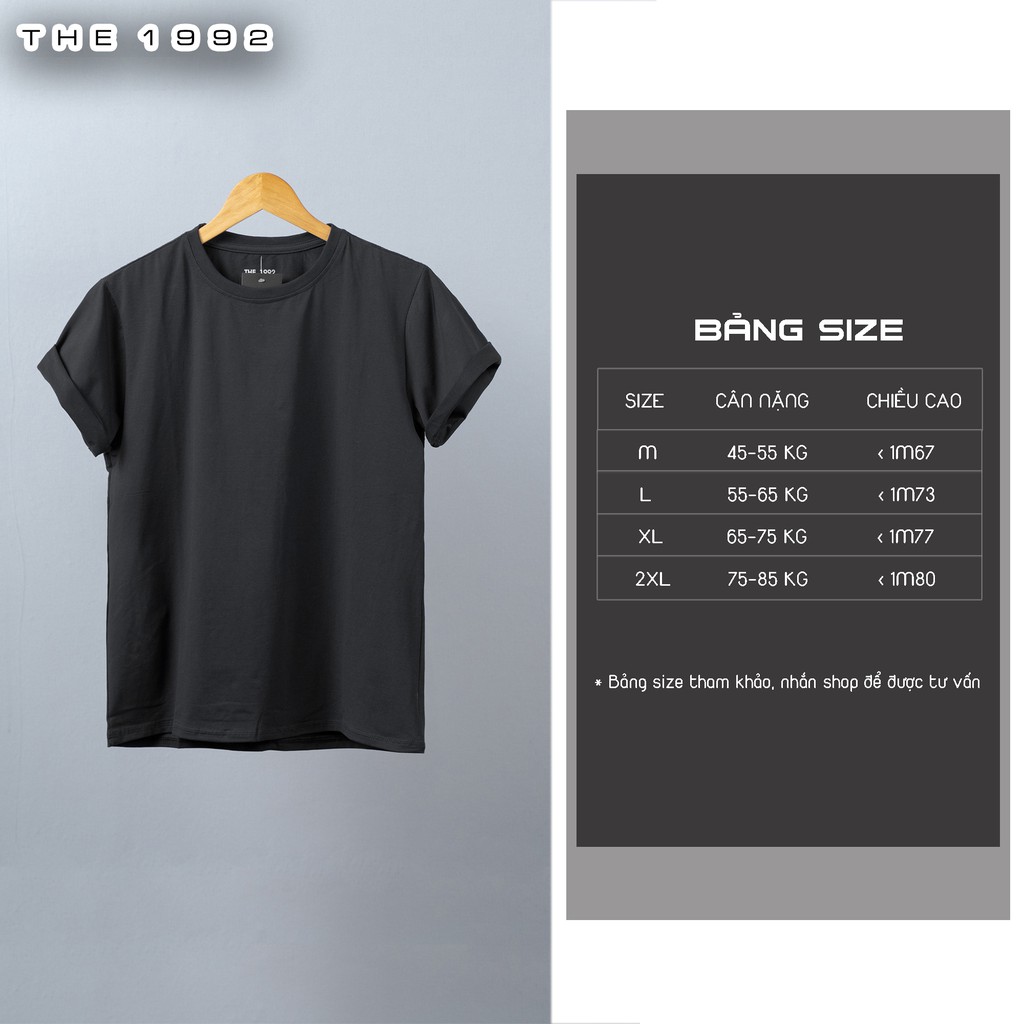 Áo thun THE 1992 cao cấp Áo phông nam cotton basic | BigBuy360 - bigbuy360.vn