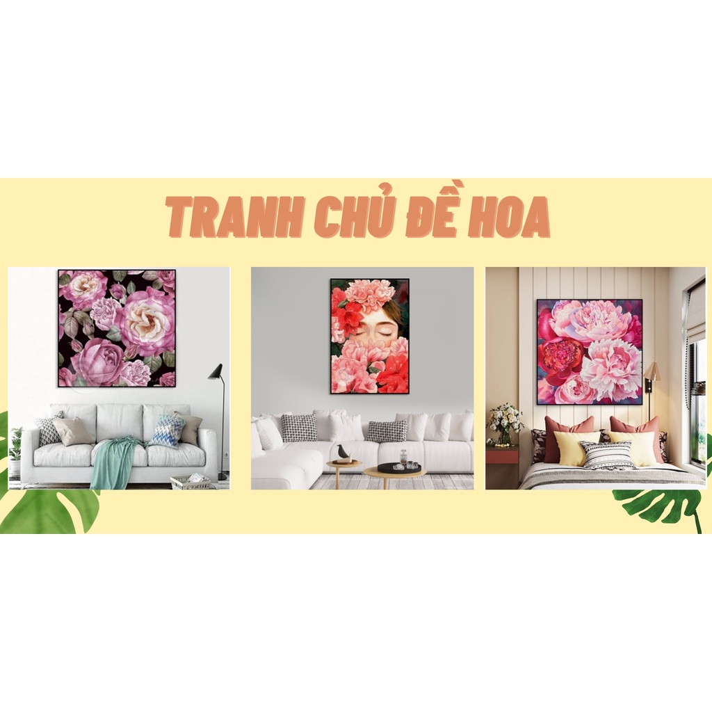 Tranh Boho Art Vintage Decor phòng ngủ phòng khách BH047 - Jimmycanvas