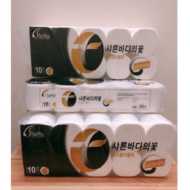 Giấy Vệ Sinh Hải Hoa 10 Cuộn Không Lõi