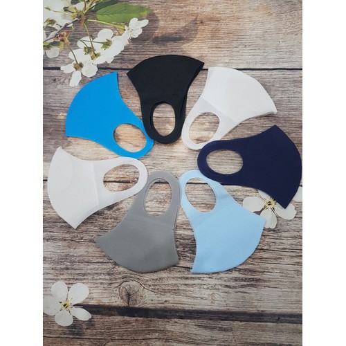 Khẩu trang 2 lớp vải không dệt kiểu dáng hàn quốc - màu xanh | BigBuy360 - bigbuy360.vn