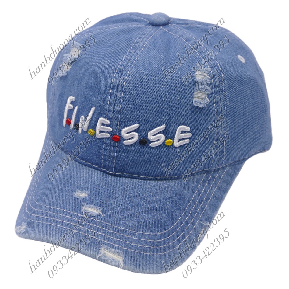 Nón kết jean Finesse mũ jean thời trang cá tính phù hợp cho cả nam và nữ