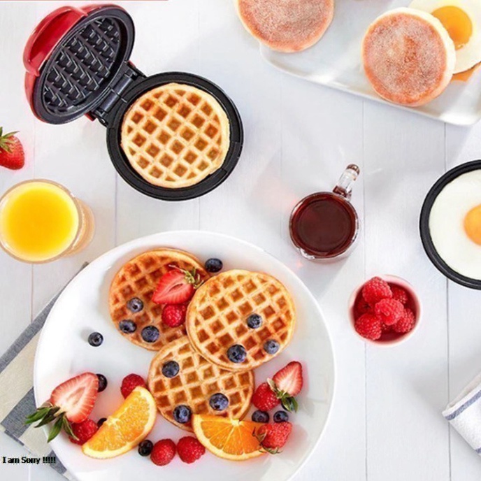 Máy Nướng Bánh Waffle, Làm Bánh Kẹp Mini