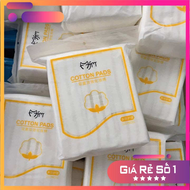 Bông tẩy trang 3 lớp Cotton Pads( frryship 99f)