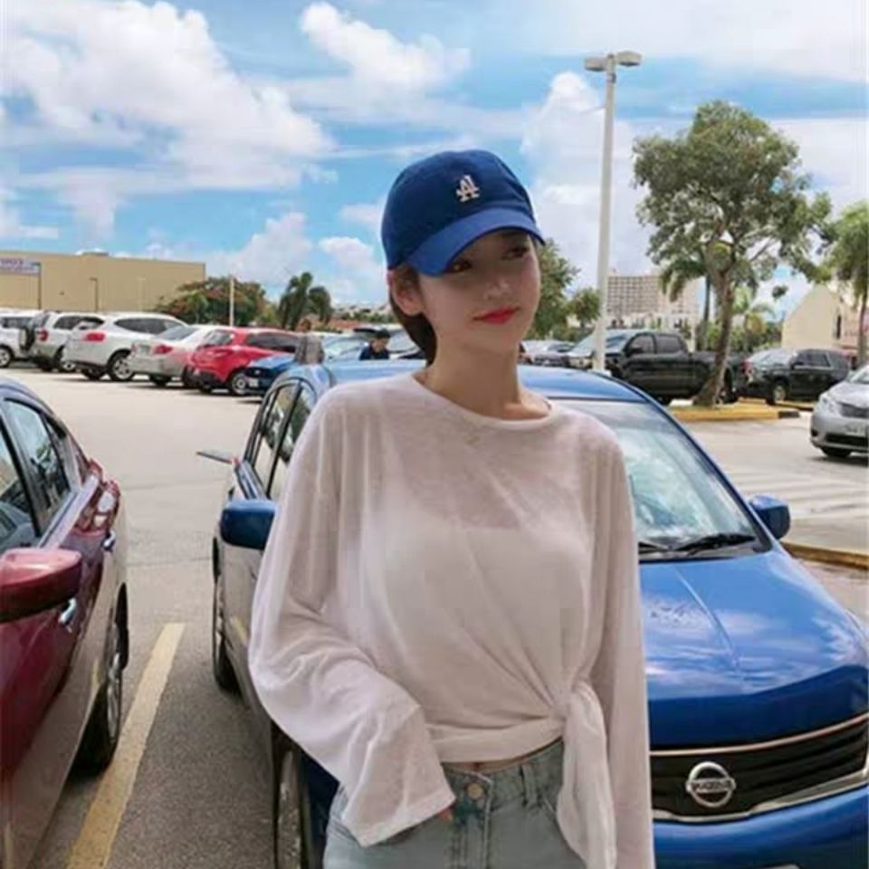 Áo Lưới Dài Tay Form Rộng Phong Cách Hàn Quốc Dành Cho Nữ