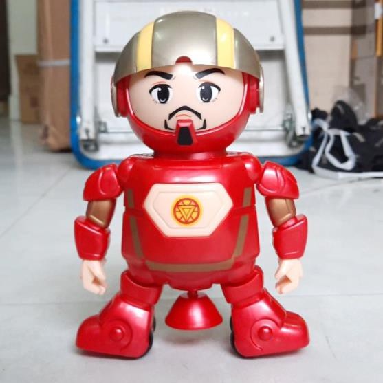 Đồ Chơi RoBot Iron Man - Người Sắt Nhảy Theo Nền Nhạc (Mở Được Mặt Nạ)