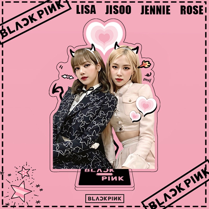 Giá đỡ trưng bày METAGIO bằng acrylic hình các thành viên trong nhóm nhạc Blackpink