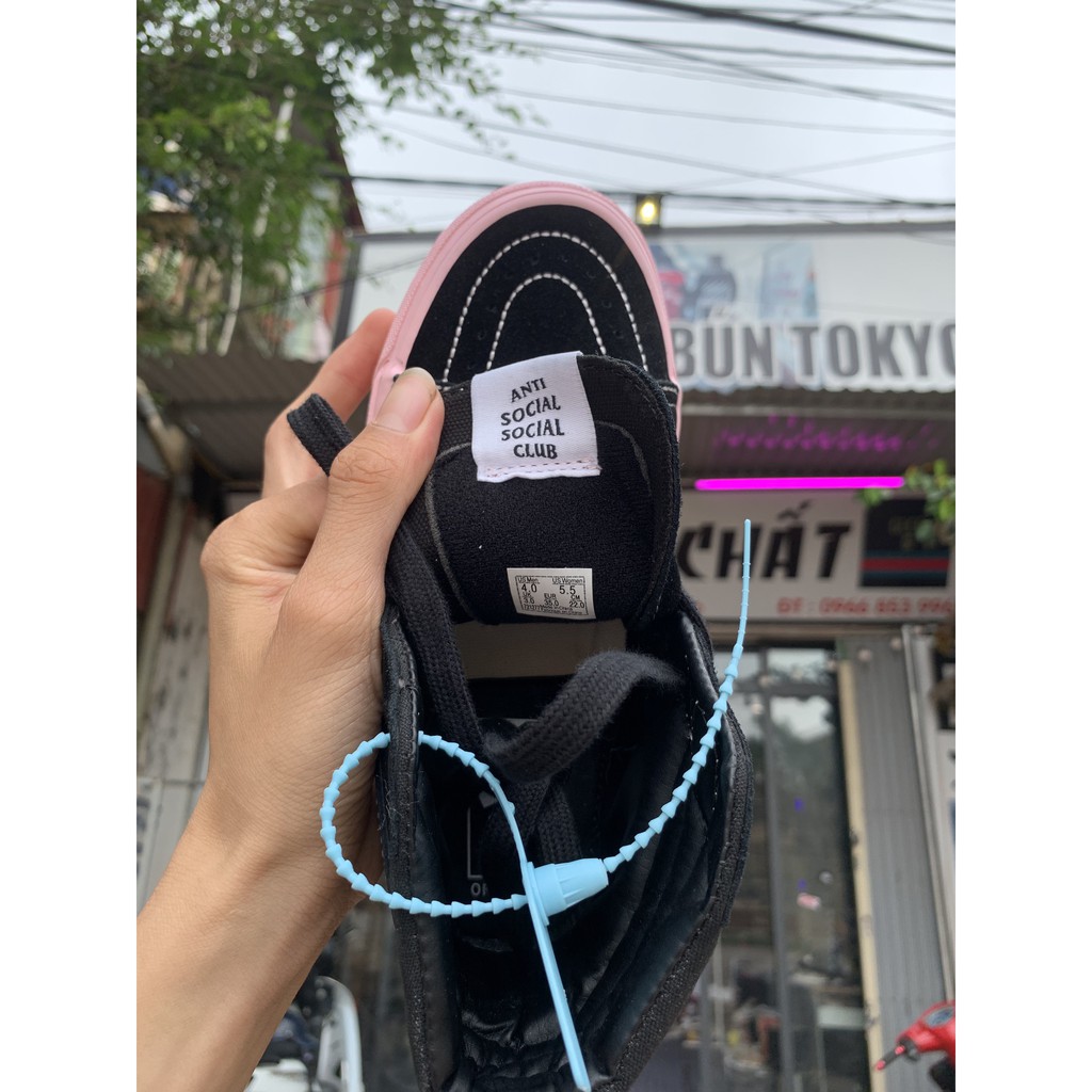 Giày Sneaker Vanss HiSK8 trưng bày hơi bụi thanh lý