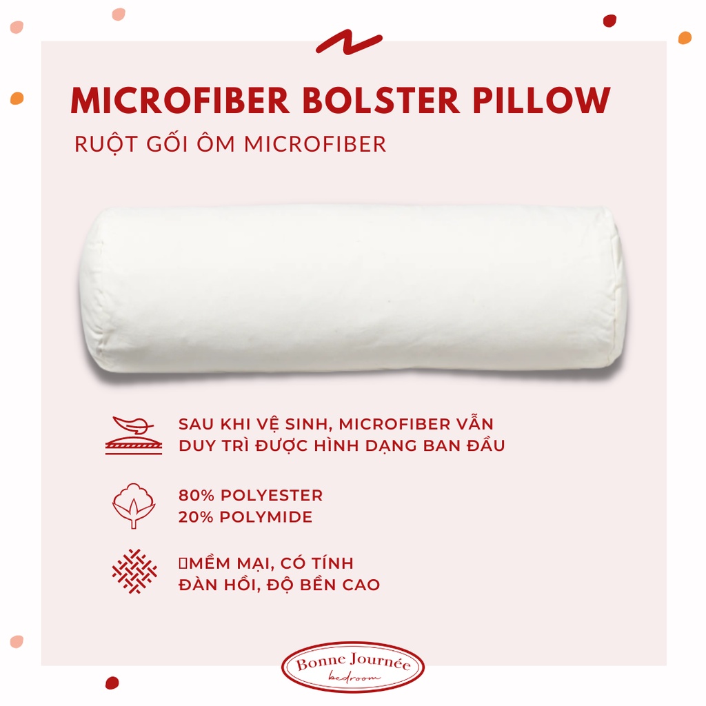 (RUỘT GỐI ÔM) Ruột gối ôm Microfiber lông vũ nhân tạo cao cấp không xẹp lún