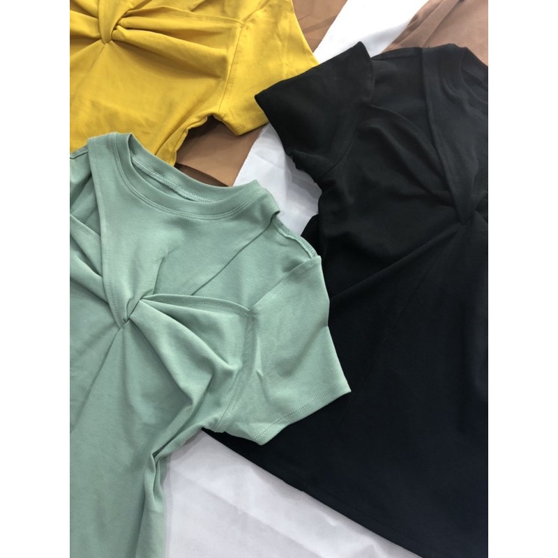ÁO THUN BODY TAY NGẮN TRÀ XANH