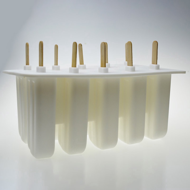 Bộ 10 khuôn Làm Kem Que Chất Liệu Silicone