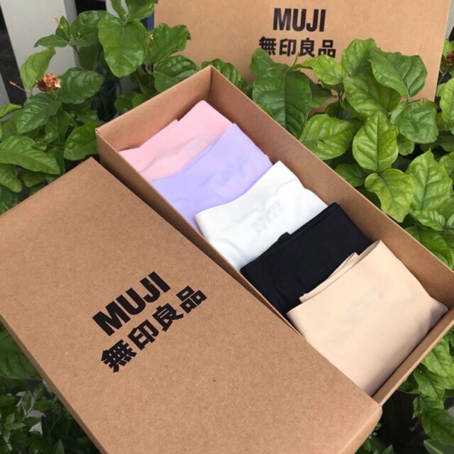 Hộp 5 quần lót su MUJI nữ