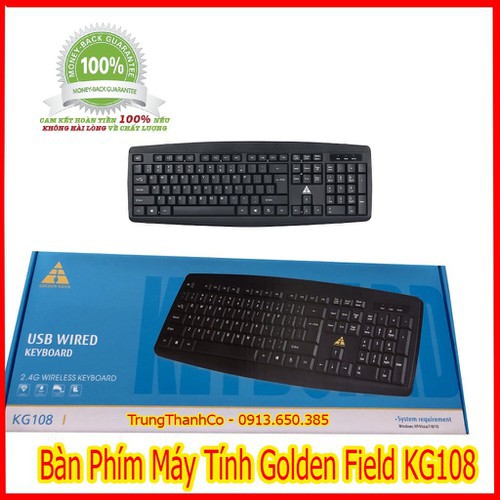 Bàn Phím Máy Tính Golden Field KG108