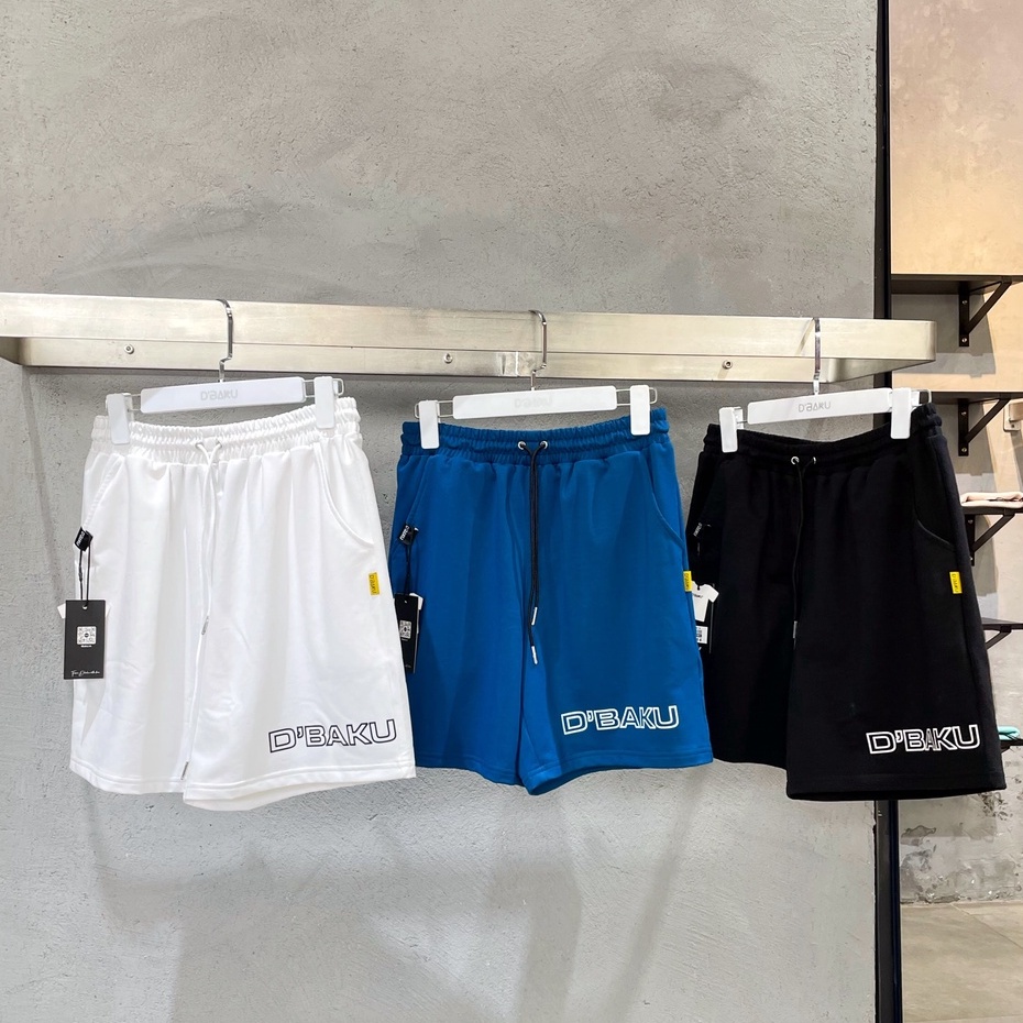 Quần Shorts D'BAKU BASIC LOGO &amp; D'BAKU CLUB Phản Quang (Tặng kèm túi Tote)