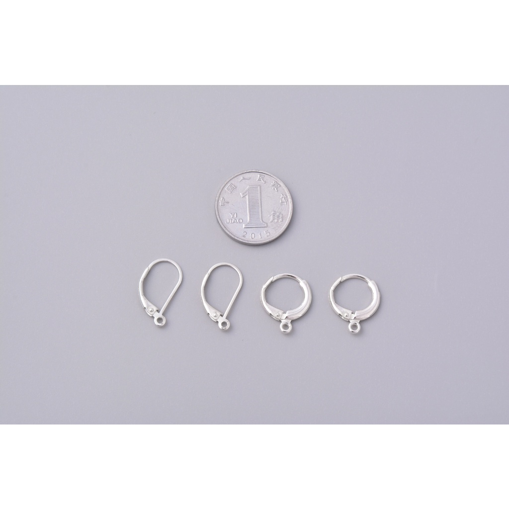 █diy゜ S925 Bạc●Móc Khóa Hình Chữ D Bằng Bạc Sterling 925 Thời Trang Đơn Giản