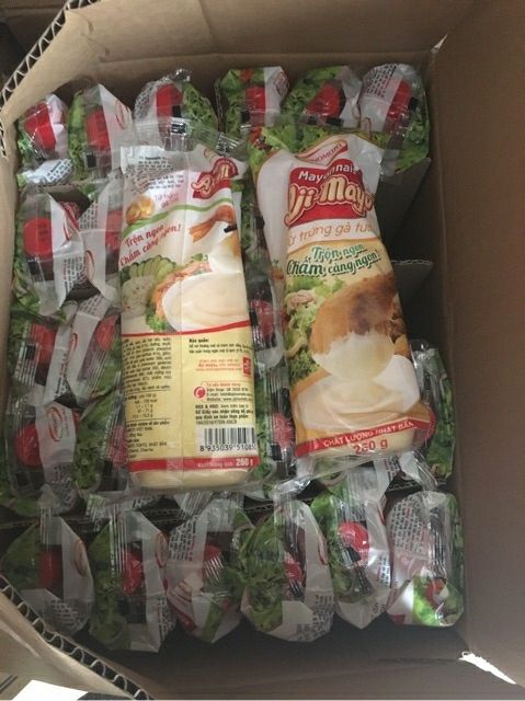 sốt mayonnaise chiết xuất từ trứng gà tươi lọ 260g