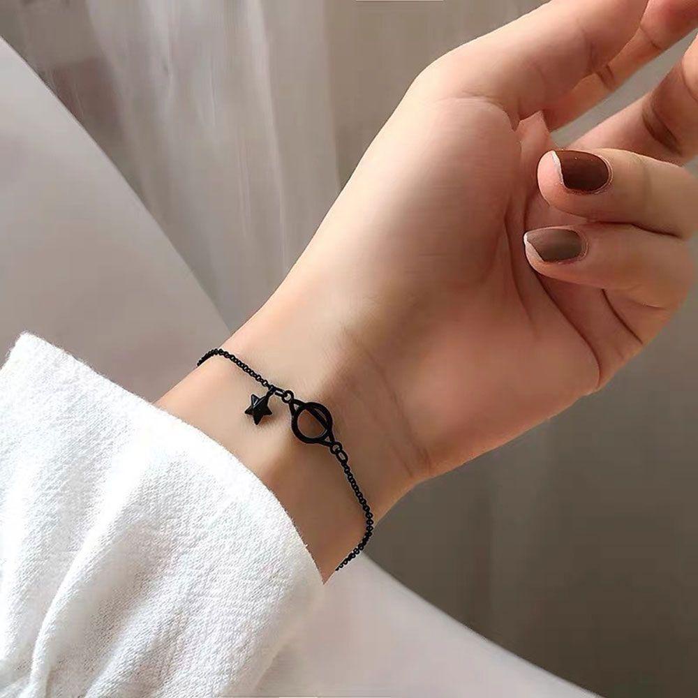 BORAG Vòng Tay Ngôi Sao Đơn Giản Phong Cách Gothic Mới